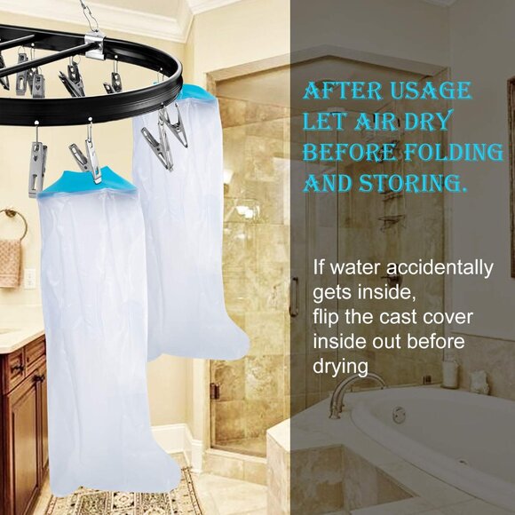 Soft Reusable Comfortable Watertight Seal Waterproof Cast Cover((Full or Half)) - Picture 9 of 15